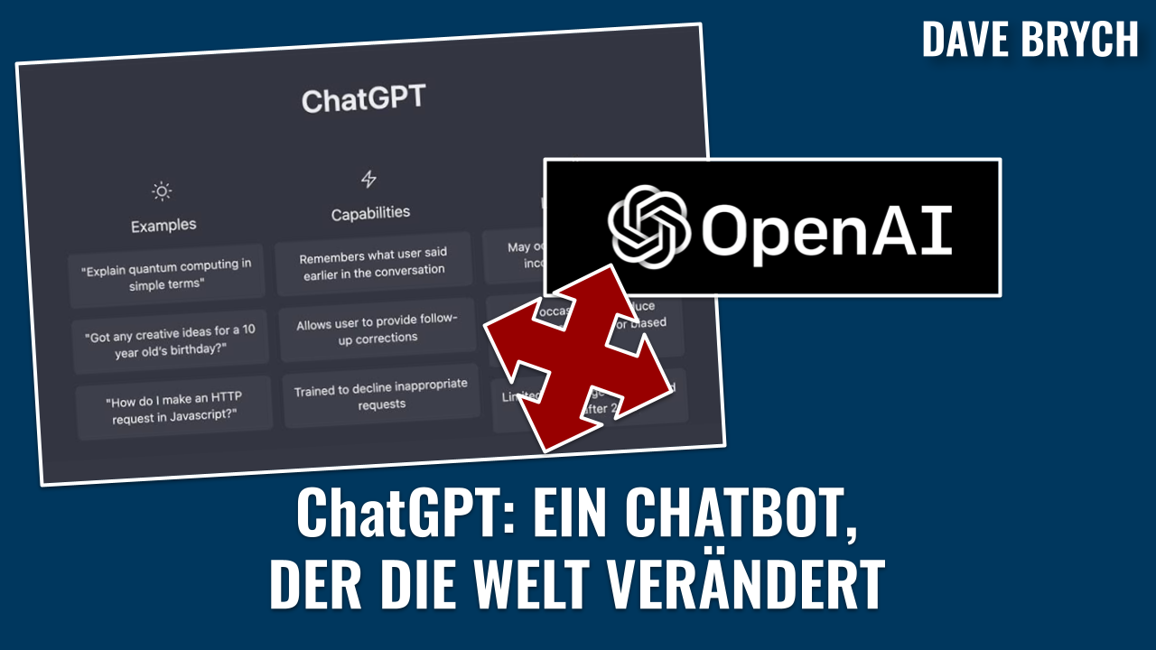 ChatGPT: Was der neue KI-Chatbot von OpenAI kann und warum er für Aufsehen sorgt